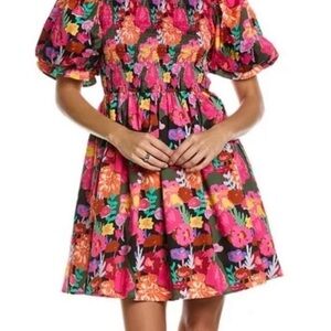 CROSBY by Mollie Burch Puff-Sleeve Dress
